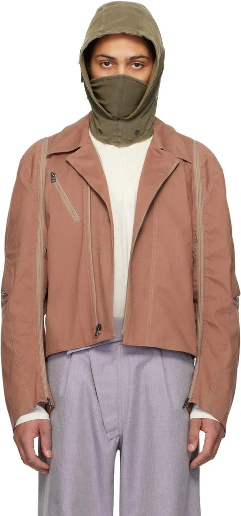 Kiko Kostadinov Brown Fox Racing Edition Fox Jacket 1
