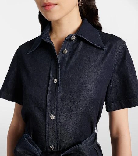 Dolce 
Gabbana Belted denim shirt dress 4
