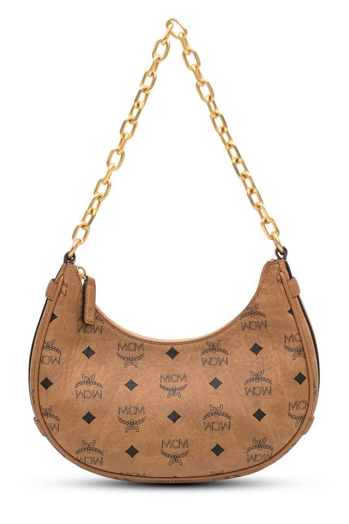 Shop MCM Monogram Printed Zipped Tote Bag on Sale at BeyondStyle