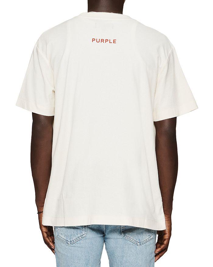 Purple Brand Textured Short Sleeve Logo Tee