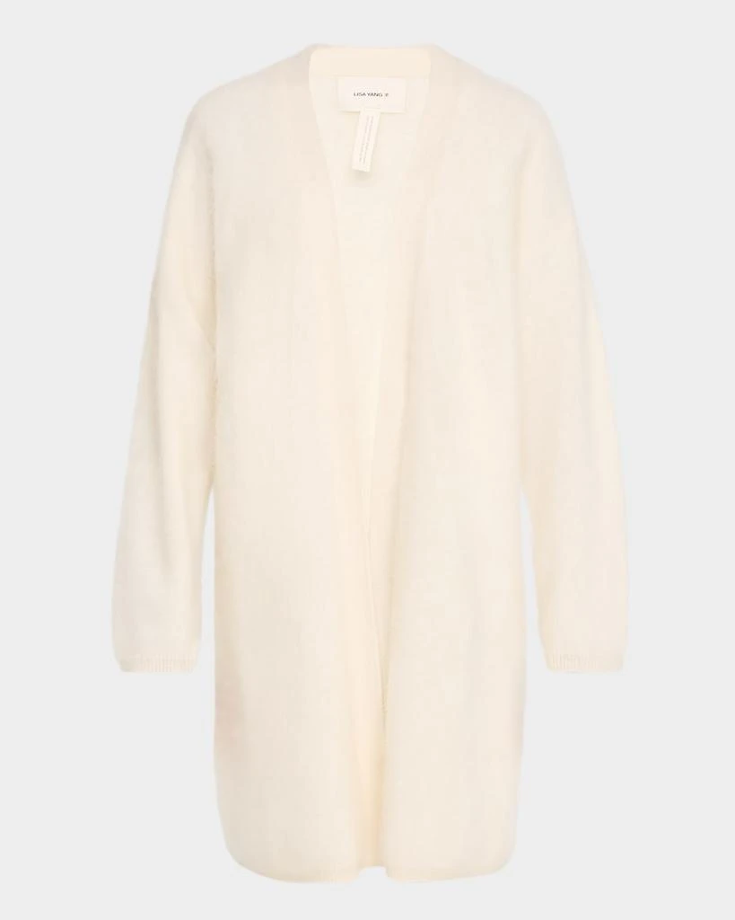 Lisa Yang Anima Open-Front Brushed Cashmere Cardigan 1