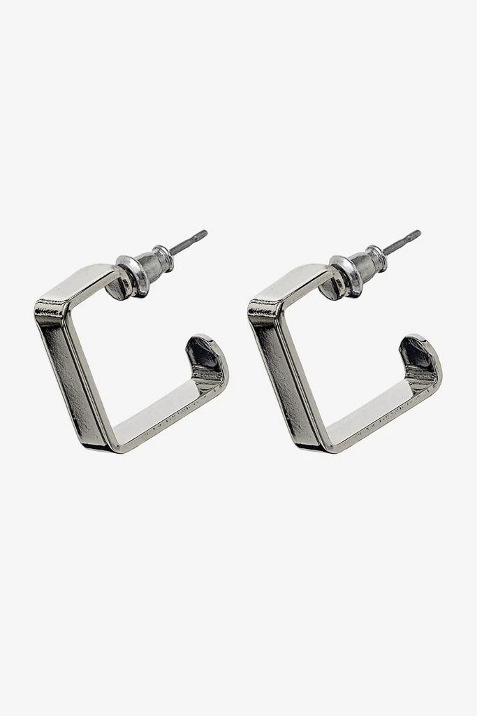 Los Angeles Apparel EARSQHOOP - Square Hoop Earrings 4
