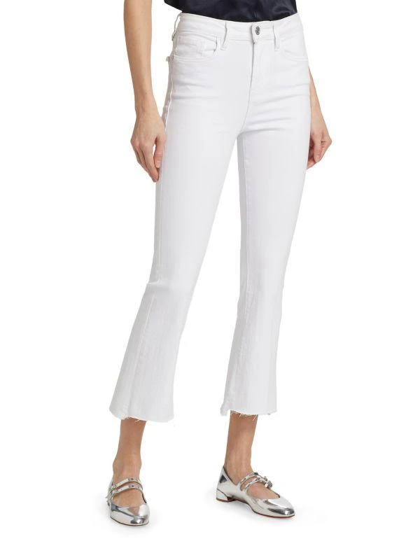 FRAME Le Crop Mini Boot Raw Stagger Pants 3