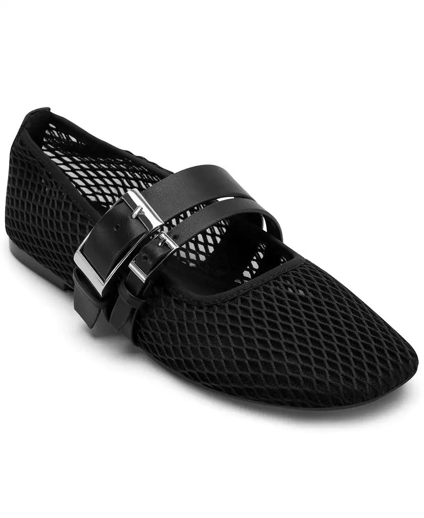 DKNY Women's Dade Mesh Buckle Ballet Flats 1
