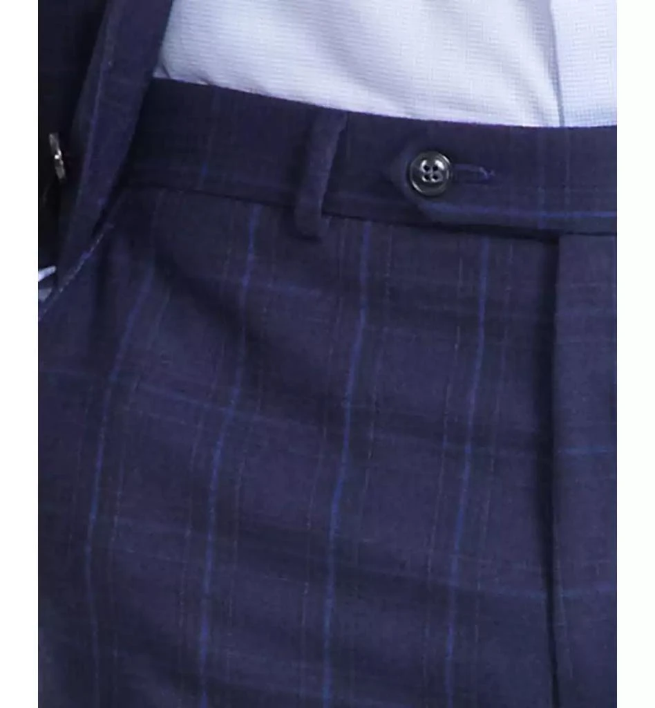 Michael Kors Men's Classic-Fit Wool-Blend Stretch Plaid Suit Separate Pants 7