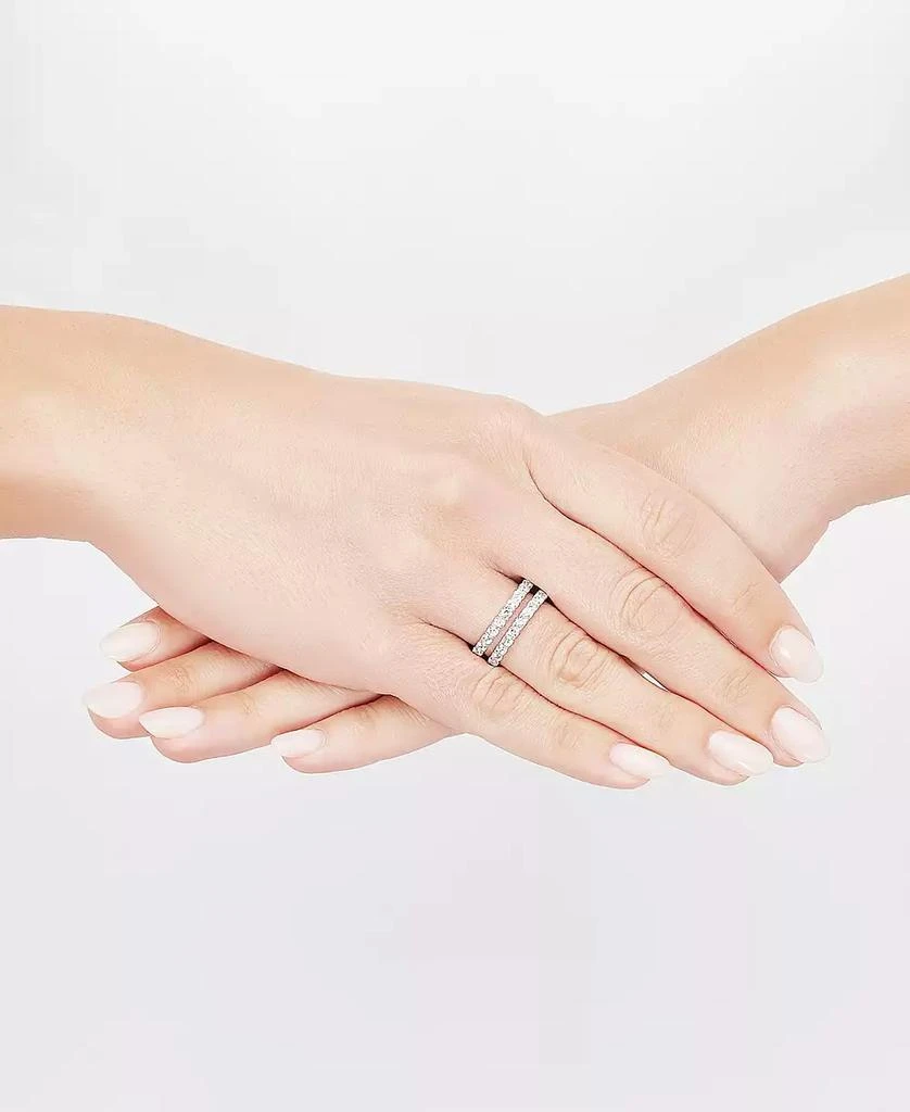Grown With Love IGI Certified Lab Grown Diamond (1-1/2 ct. t.w.) Enhancer Ring in 14k White or Yellow Gold 2
