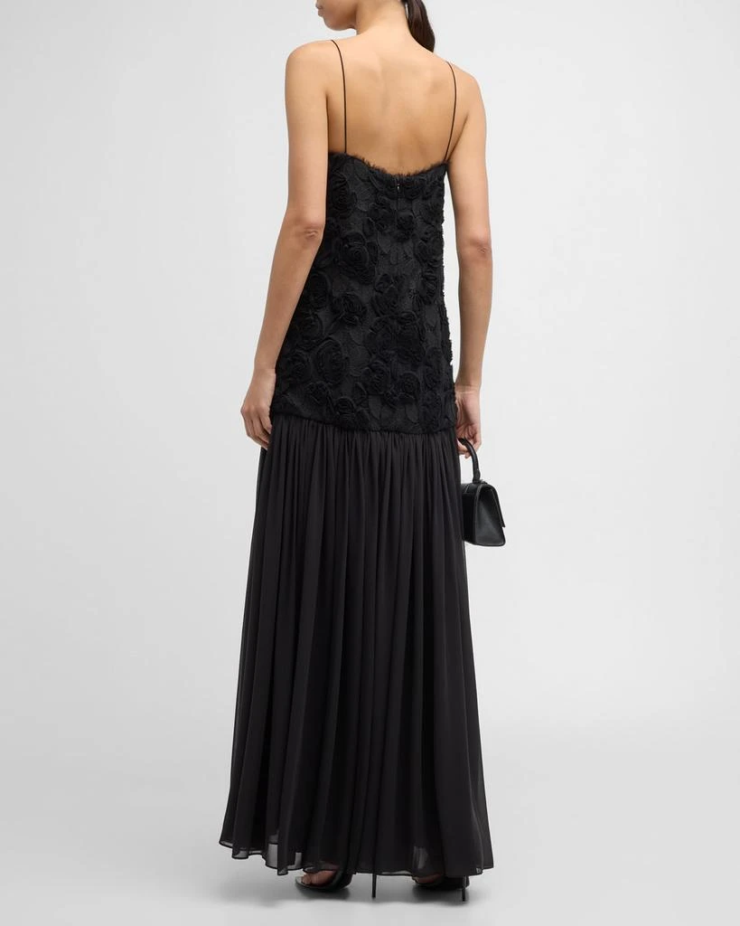 Alexis Natalina Floral Applique Embroidered Maxi Dress 4