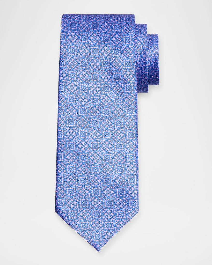 Stefano Ricci Men's Geometric Medallion Silk Tie 1