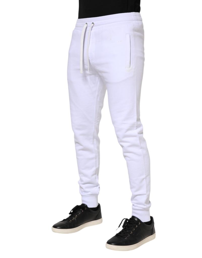 Dolce & Gabbana Cotton Drawstring Jogger Men's Pants (Pre-Owned)