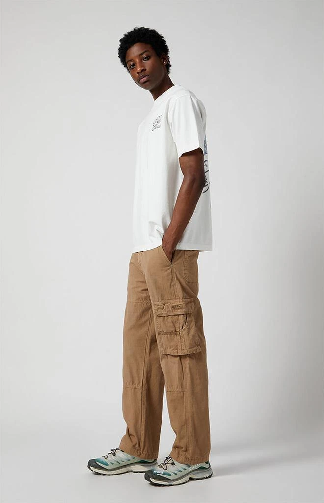 PacSun Tan Ripstop Baggy Cargo Pants 2