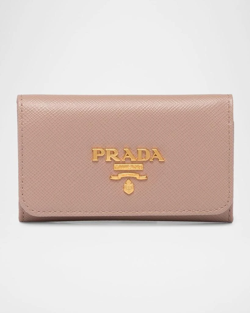 Prada Saffiano Leather Keychain