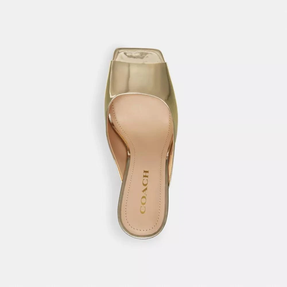 Coach Laurence Sandal In Metallic 3