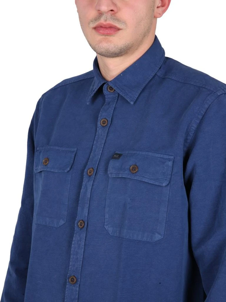 FAY Fay Buttoned Long-Sleeved Shirt 4