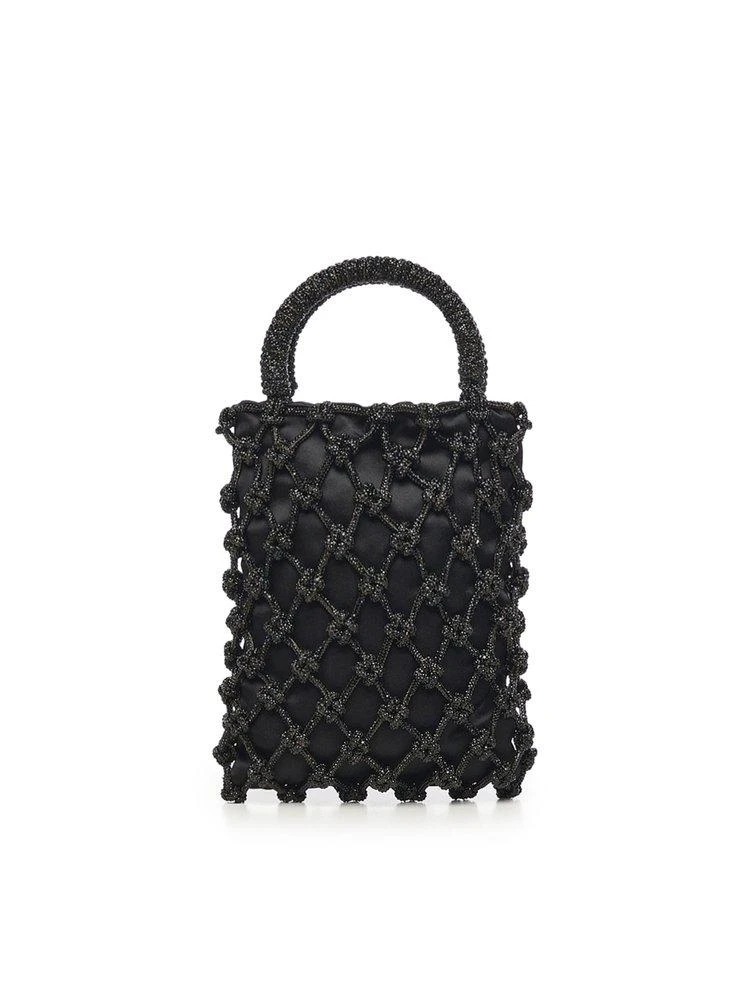 ROSANTICA Rosantica Beaded Handle Clutch Bag