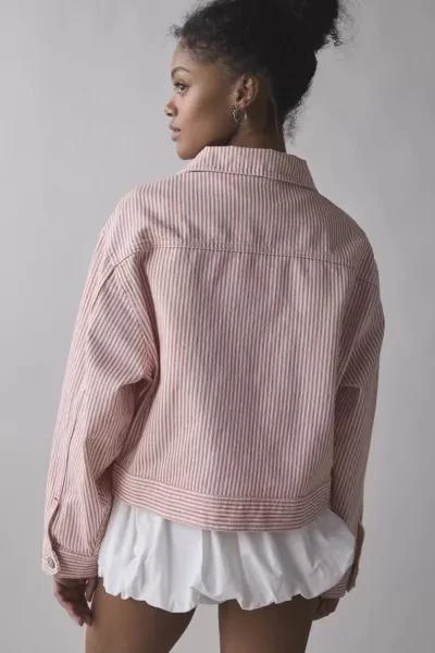 BDG BDG Yuri Striped Canvas Bomber Jacket 4