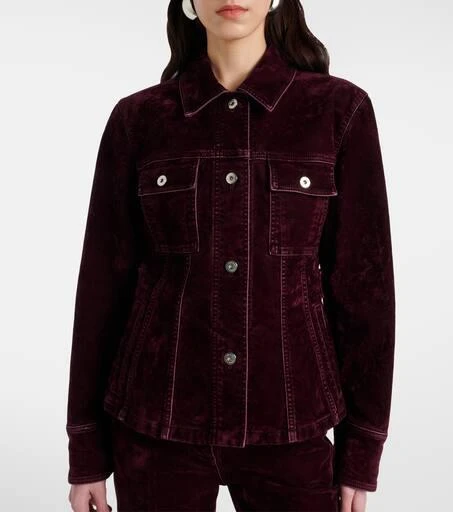 Salvatore Ferragamo Cotton-blend velvet jacket 7