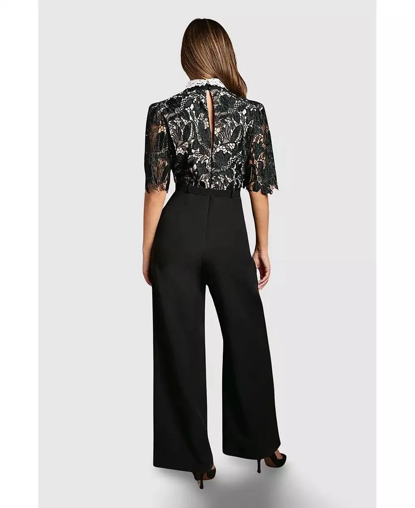 Coast Women's Lace Shirt Short Sleeve Jumpsuit 3