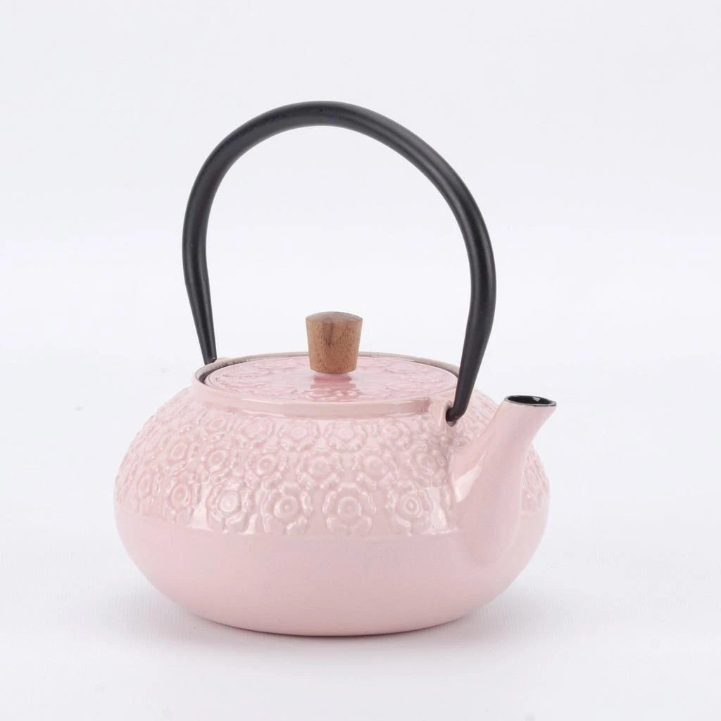 Minimal Minimal Enameled Cast Iron Teapot - Sakura 2