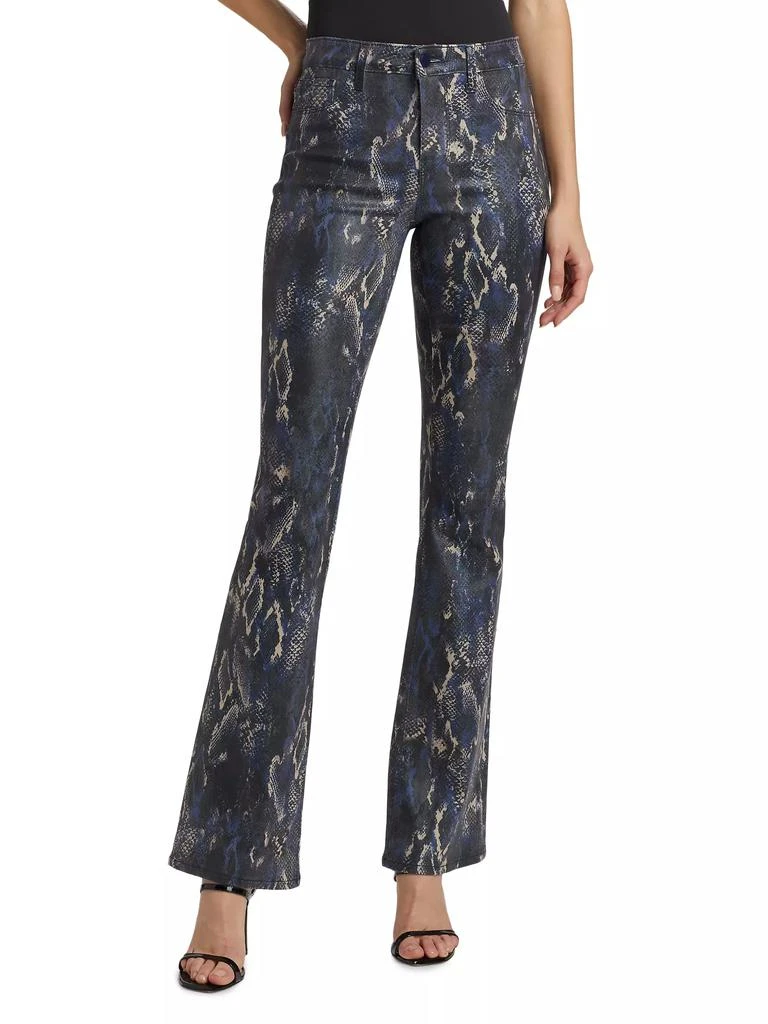 L'Agence Selma Snake High-Rise Sleek Baby Boot Jeans 3