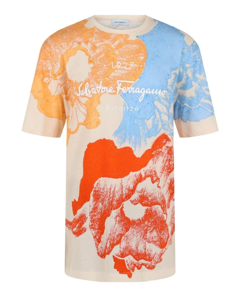 Salvatore Ferragamo Colombier X  Floral T-Shirt 1