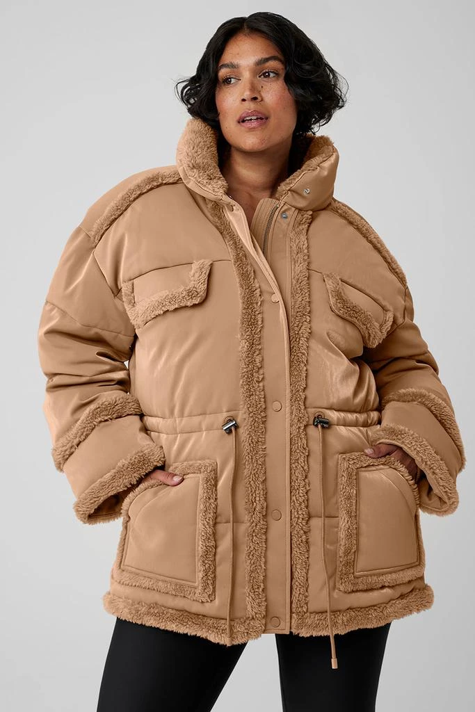 Alo Ice Breaker Puffer Jacket - Toasted Almond 10
