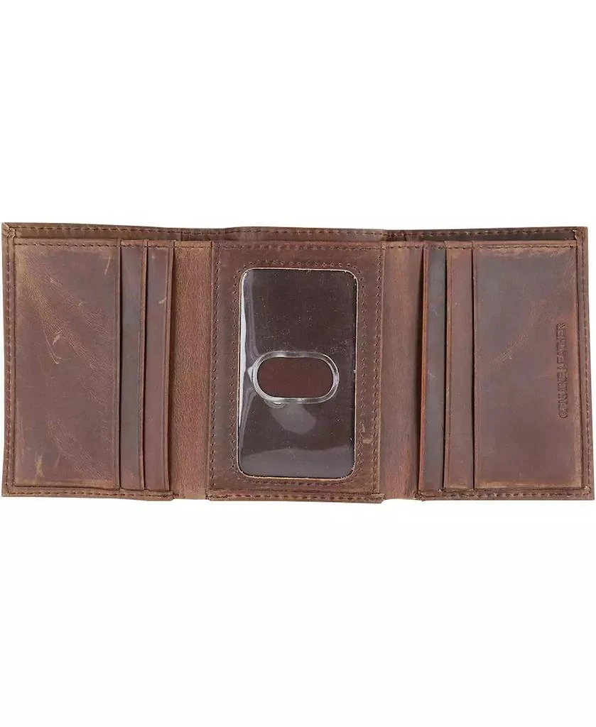 Evergreen Enterprises Men's Los Angeles Chargers Leather Team Tri-Fold Wallet 3