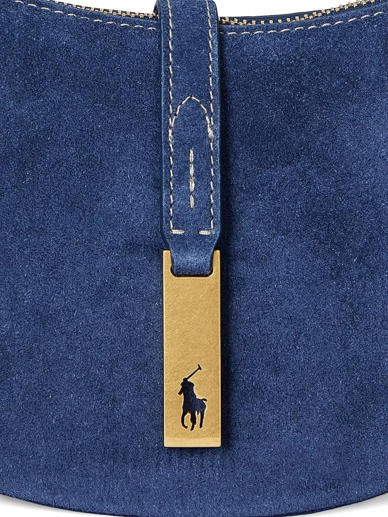 Ralph Lauren Polo ID Suede Mini Shoulder Bag 5