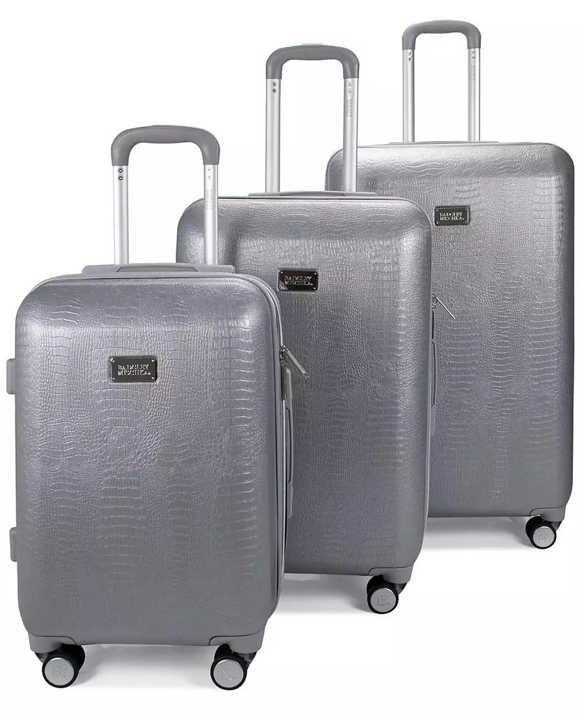 Badgley Mischka Snakeskin Expandable Luggage Set, 3 Piece 1