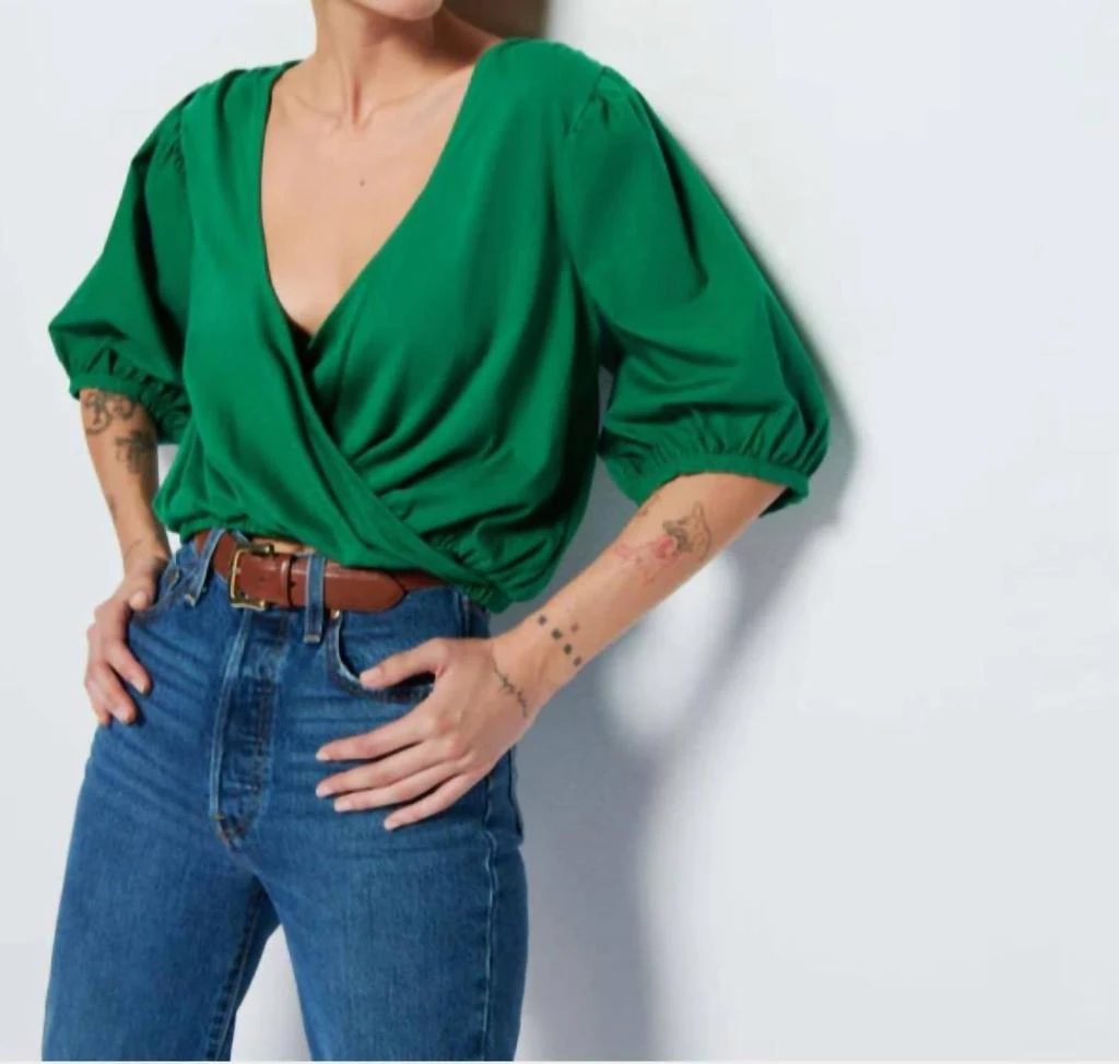 Nation LTD Nation Ltd - Charlene Bubble Hem Top 3