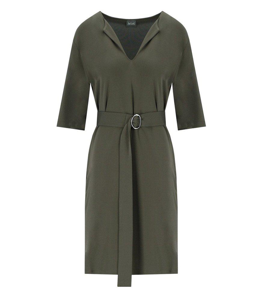 【送料&関税込】Max Mara Bottle Green Silk Africa Dress 58906742c276ebbedda2dc0591b9f5