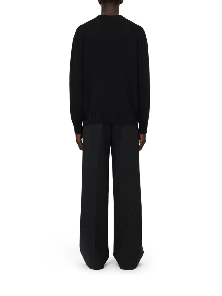 Mcqueen Men`s Seal Logo Jumper in Black/ivory 3