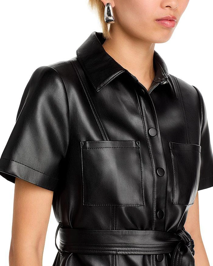Milly Haven Faux Leather Dress 2
