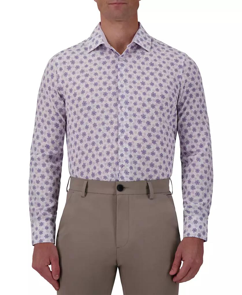 Report Men's Slim-Fit Floral-Print Shirt