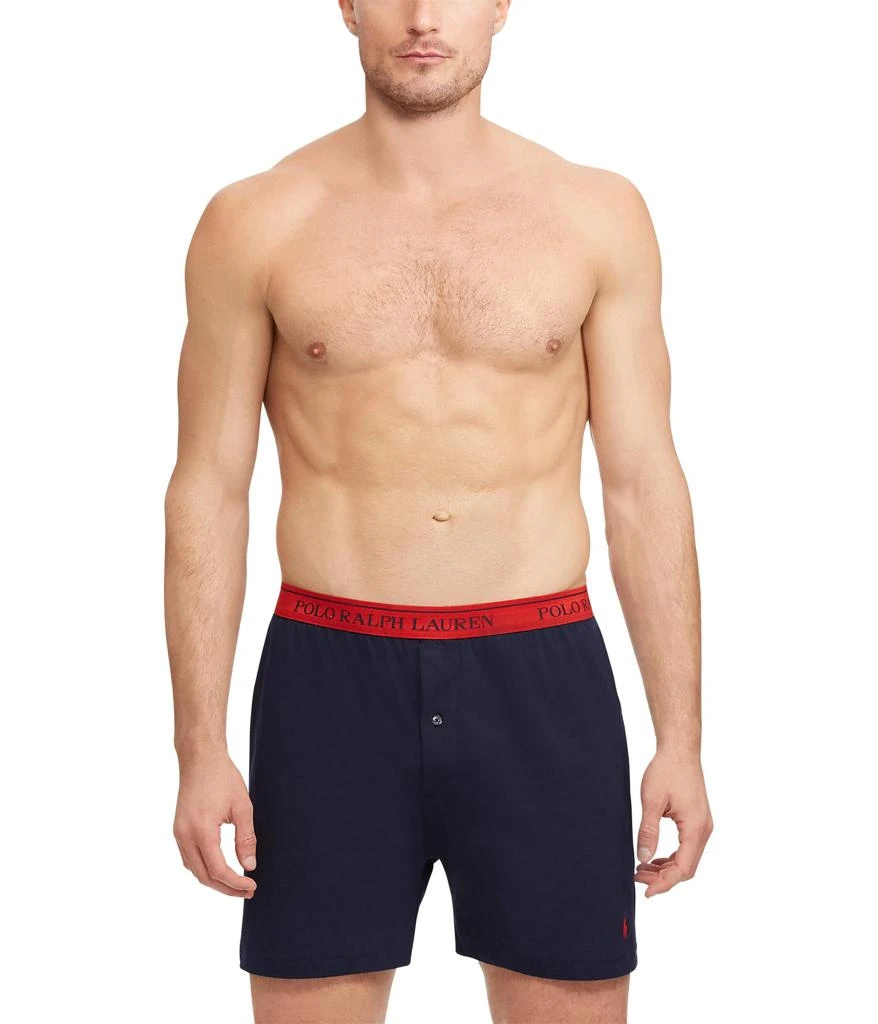 Ralph Lauren Classic Fit w/ Wicking 3-Pack Knit Boxers 2
