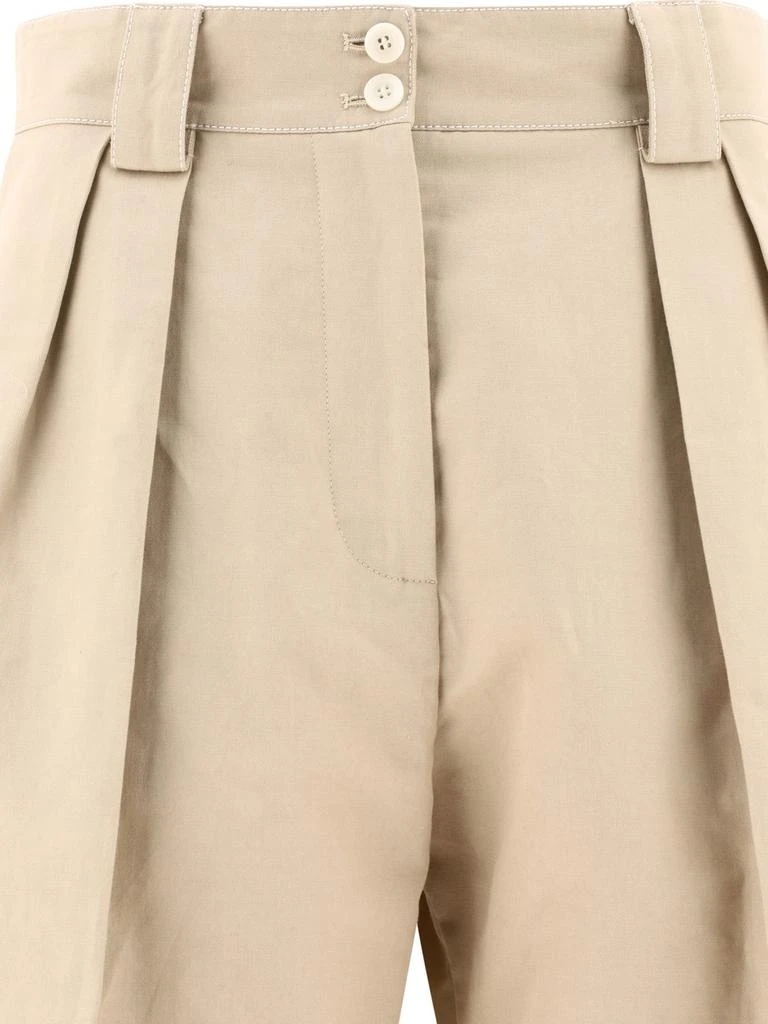 INES DE LA FRESSANGE Ines De La Fressange Pleated Tailored Shorts 3