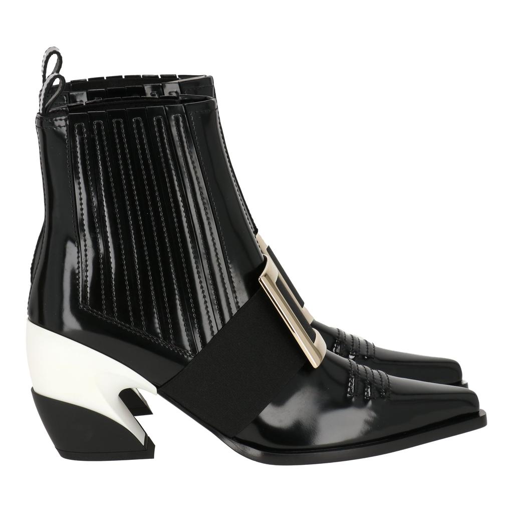Roger Vivier Womens Black Boot