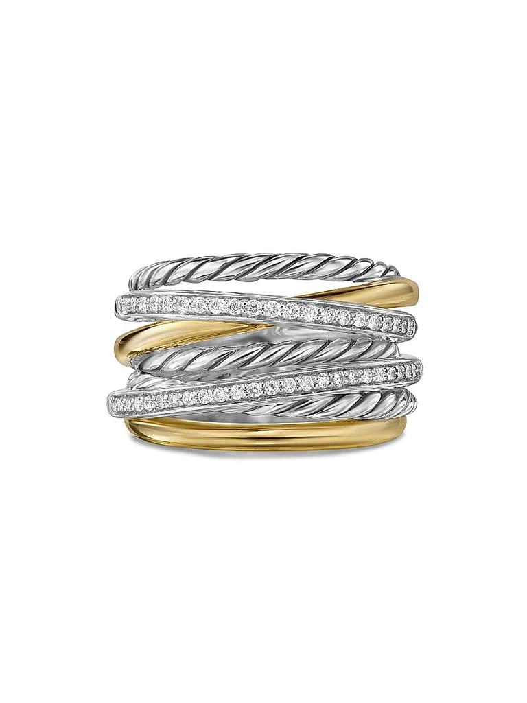 David Yurman Crossover Seven Row Ring in Sterling Silver 3