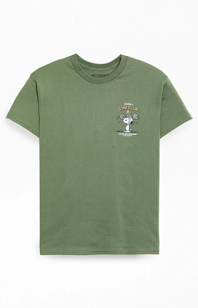 Riot Society Snoopy
s Gym Club T-Shirt 2