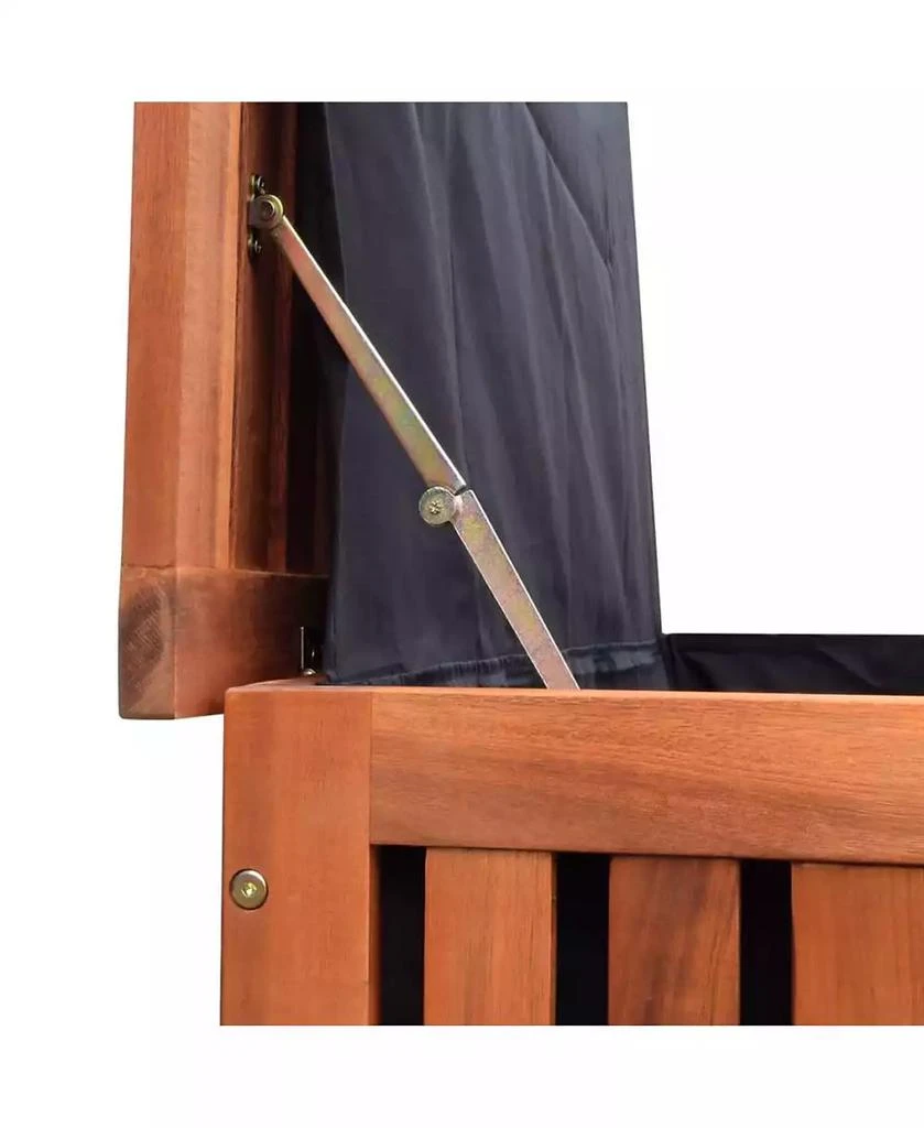 vidaXL Patio Storage Box 46"x20"x23" Wood 3