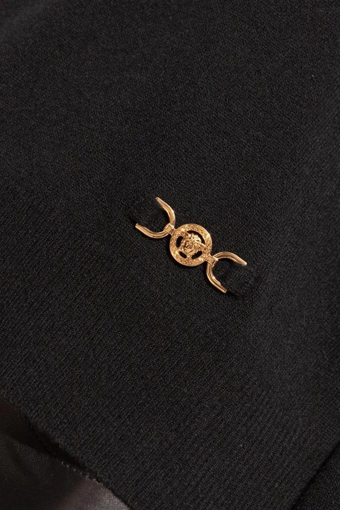 Versace Versace Logo-Plaque Crewneck Jumper 5