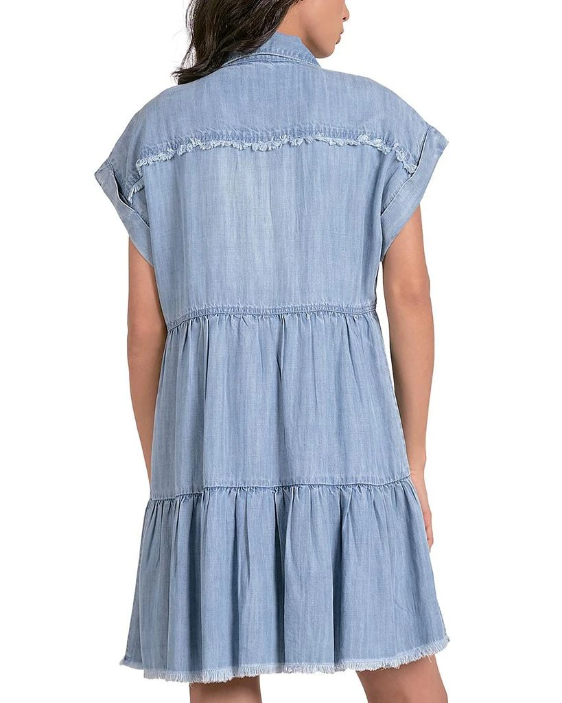 Elan Frayed Trim Shirt Dress 2