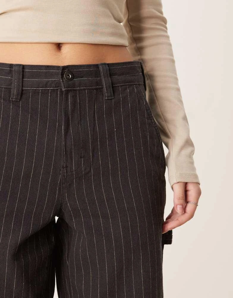 DICKIES Dickies service stripe carpenter trousers in black 4