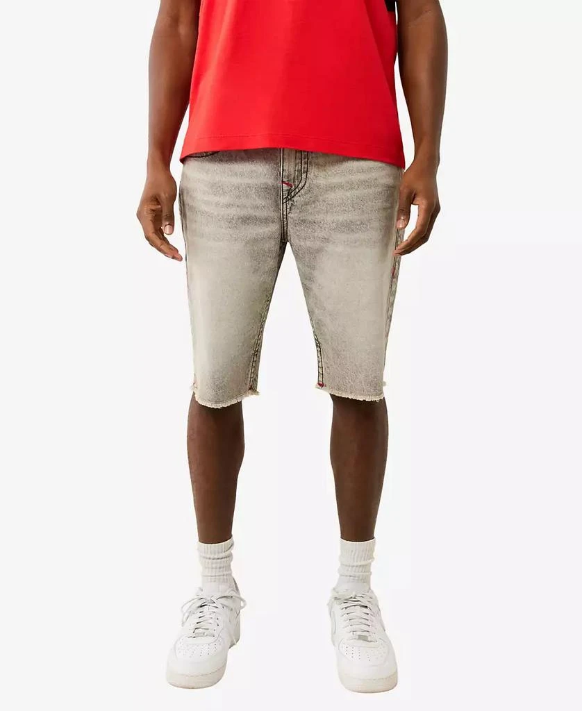 True Religion Men's Ricky Single Needle Flap Fray Hem Shorts 1