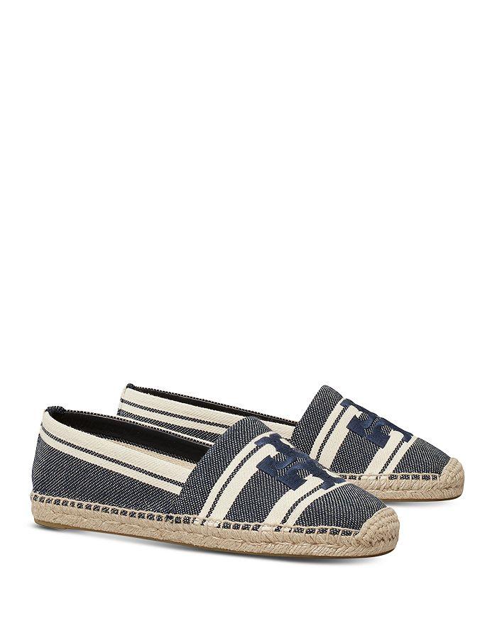 Tory Burch Women's Double T Jacquard Espadrille Flats
