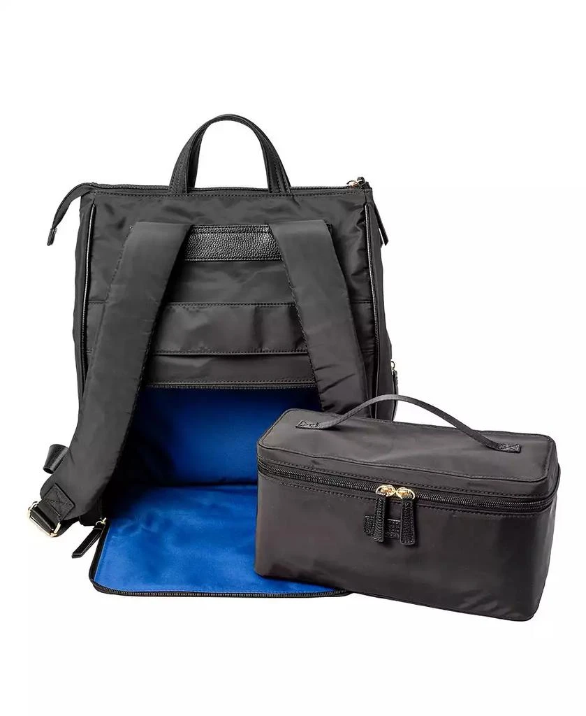 MinkeeBlue Convertible Organizational Amber Backpack with Lunch Bag 11