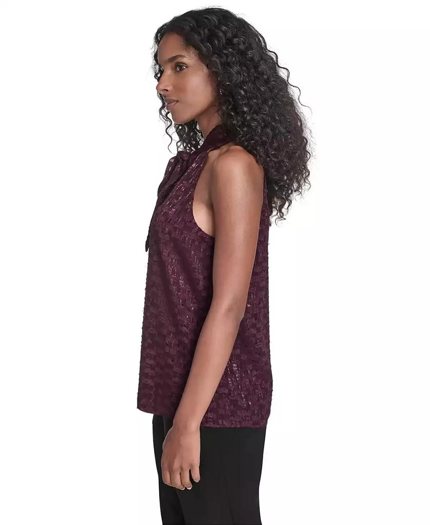 Calvin Klein Women
s Novelty Sleeveless Tie Neck Top 3