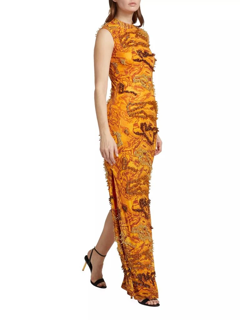 Onalaja Zusi Evergreen Column Maxi Dress 2