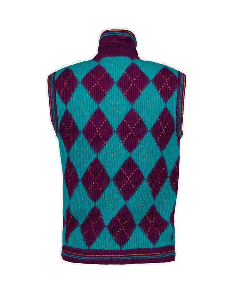 Versace Versace Sleeveless Roll Neck Knitted Jumper 2
