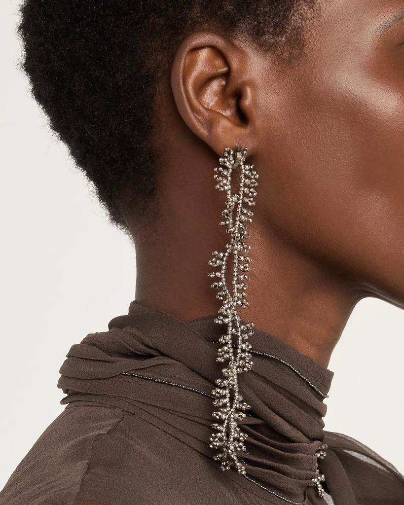 Brunello Cucinelli Twisted Loop Drop Earrings 2