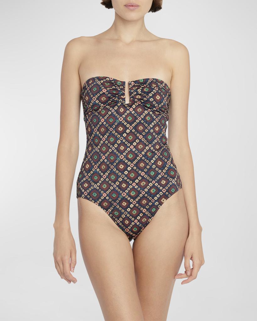 Ulla Johnson Monterey Strapless One-Piece Swimsuit
